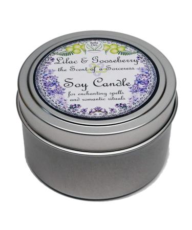 Lilac & Gooseberry Gift Set | Perfume Lotion Body Wash and Soy Candle | Full Size Items in Pretty Box with Bow and Card | Yennefer Scent of a Sorceress by Bella Des Natural Beauty - Buy Online on GoSupps.com
