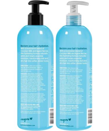Superhairpieces Afro Hair Comb with NYM Naturals Coconut Milk and Agave Nectar Shampoo and Conditioner 450ml Set (3 items) - Buy Online on GoSupps.com