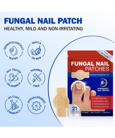 Patchs pour les Mycoses des Ongles (21 pi ces) Traitement et R paration des Mycoses des Ongles des Pieds Multi-usages pour les Ongles pais Fissur s et D color s Soin et R paration des Ongles Ab m - Buy Online on GoSupps.com