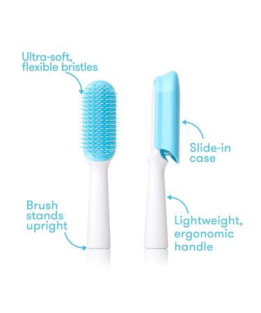 FridaBaby Fine/Straight Hair Detangling Kids Brush - Gentle Knot Removal & Breakage Prevention - Buy Online on GoSupps.com