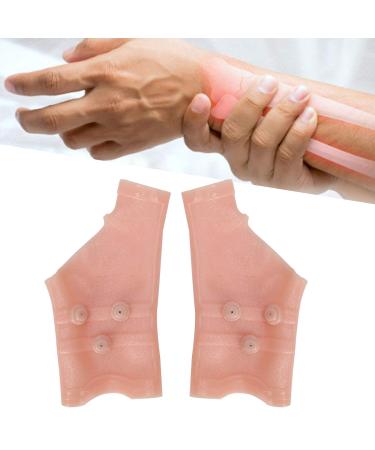 Thumb Wrist Support Brace - 2 Pcs Gel Magnetic Compression Sleeve for Pain Relief Waterproof Hand Gloves for Sprained Joints - Buy Online on GoSupps.com