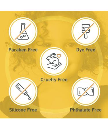 FuzzyDuck Kids Hair Gel 8oz - Water-Soluble Hair Gel with Aloe, Sea Botanicals, & Honey for All Hair Types - Citrus Medley Scent - Boys & Girls Hair Gel - Buy Online on GoSupps.com