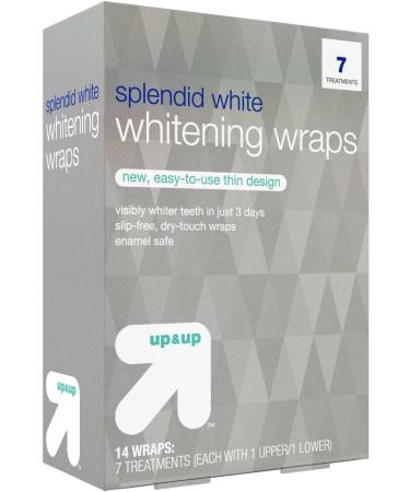 Splendid White Teeth Whitening Wraps 7-Day Treatment by up & up153 - Buy Online on GoSupps.com