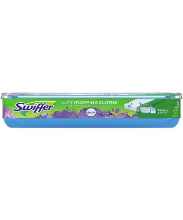 Swiffer Sweeper Wet Mopping Pad Refills for Floor Mop with Febreze Lavender  Scent, 12 Count (Packaging May Vary)
