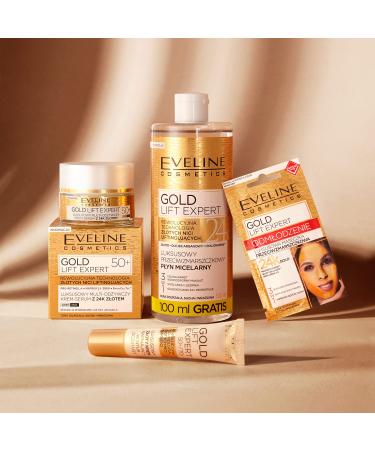 Eveline Cosmetics Gold Lift Expert 3in1 Micellar Liquid - Anti-Wrinkle Formula 500ml | Luxurious Skincare for All Skin Types - Buy Online on GoSupps.com