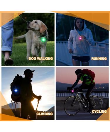 3 Pack LED Dog Collar Light Light Up Dog Collars Clip-On LED Dog Tag Light for Dog Collar 3 Light Modes Dog Lights for Night Walking Running Camping Climbing - Buy Online on GoSupps.com