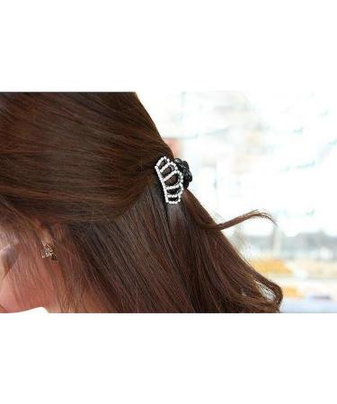 Kilofly 4pc Women's Rhinestone Crystal Hair Clip Barrettes Set + Gift Box - Buy Online on GoSupps.com