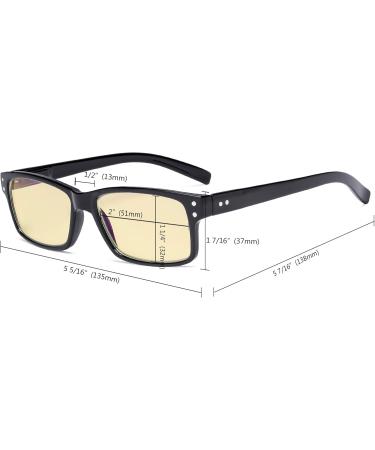 Eyekepper 5-Piece Classic Spring Hinge Reading Glasses Set - Sun Reading Glasses & Blue Light Blocking - 2.0 Diopters - Buy Online on GoSupps.com