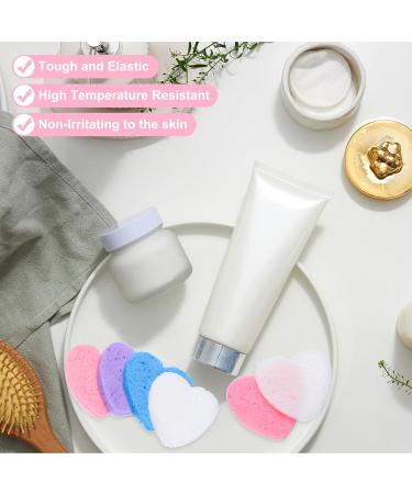 Buy uxcell 30 Count Heart-Shaped Compressed Facial Sponges for Daily Skincare | Multi-Color Cleaning Pads for Home Kitchen & Travel - International Shipping Available - Buy Online on GoSupps.com