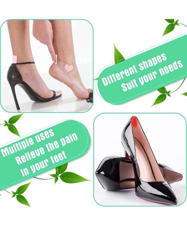 35-Piece Moleskin Flannel Adhesive Pads for Foot Blister Prevention - Heel Cushion for New Shoes - Nude Color - Buy Online on GoSupps.com