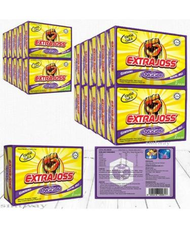 Grape Flavor Extra Joss - Energy Drink (12 Sachets) Shot Powder Drink Ski Party - Buy Online on GoSupps.com