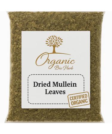 Organic Bio Herbs Dried Mullein Leaves (Verbascum Phlomoides) 6 oz Premium Organic Herbal Tea Natural Wellness Non-GMO Non-Irradiated Handpicked