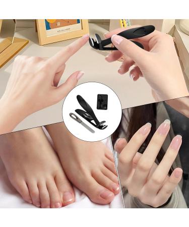 Thick Toe Nail Clippers - Nail clippers for seniors thick nail clipper for men nail clippers for thick toenails toe nail clippers stainless angle head nail clipper | foot nail clippers stainless Black Suit - Buy Online on GoSupps.com