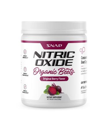 Organic Nitric Oxide Booster Beet Root Powder - Supports Blood Pressure, Heart Health, Natural Energy - Circulation Superfood, 30 Serving, 250g, by Snap Supplements (Mixed Berry) Original Berry