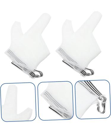 ORFOFE Anti-Eating Gloves Baby Mitts - Stop Thumb Sucking Kit | Nylon Orthotics Thumb Protector for Babies | White 13x7.5cm - Buy Online on GoSupps.com