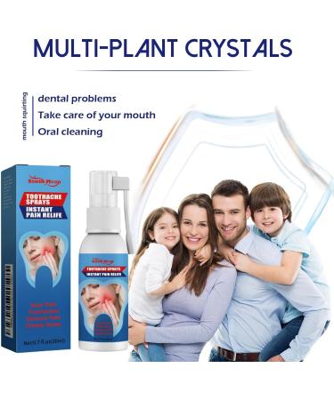 2pcs Oral Care Spray Toothache Relieving Spray Strong Pain Relief for Toothache Tooth Numbing Spray Instant Teeth Treatment Relief Toothache Sprays Rapid Relief Dental Spray Tooth Pain Relief Spray - Buy Online on GoSupps.com