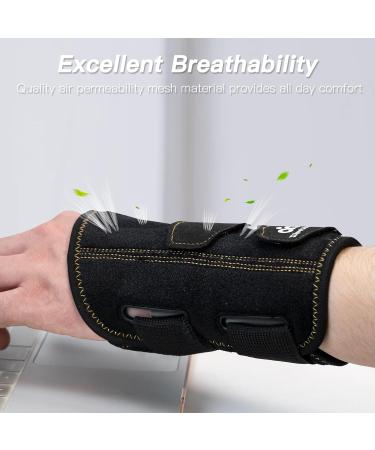 Buy INDEEMAX Adjustable Wrist Brace for Carpal Tunnel - Compression Support for Men & Women - Left Hand - Pain Relief for Tendonitis & Arthritis - One Size - Optimal Comfort & Stability - Buy Online on GoSupps.com