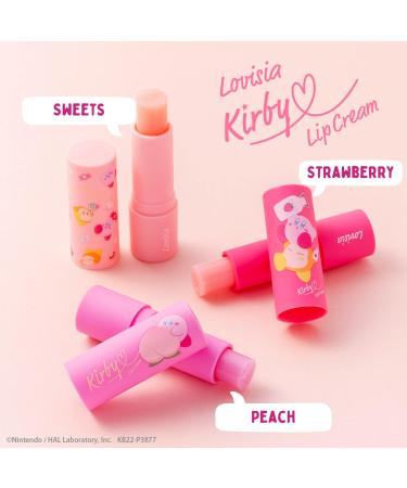 Kirby 3EA Hydrating Lip Balm for Women Cute Lip Balm for Girls with Shea Butter Jojoba Seed Oil Coconut Oil& Honey Extract Small Lip Balm Pack Made in Japan | Strawberry+ Peach+ Cake Strawberry+Cake+Peach (3EA) - Buy Online on GoSupps.com