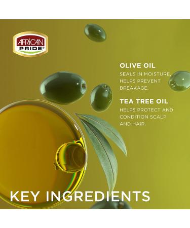 African Pride Olive Miracle Foam Setting Hair Mousse 8.5 oz - Frizz & Shine Control for Curls, Braids, Weaves, Wigs, Waves - Buy Online on GoSupps.com