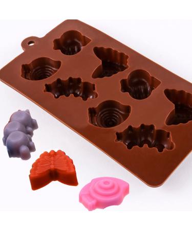 STARUBY Non-Stick Silicone Forest Theme Chocolate Candy & Soap Mold Set - 3 Fun Animal Shapes for Kids - Buy Online on GoSupps.com