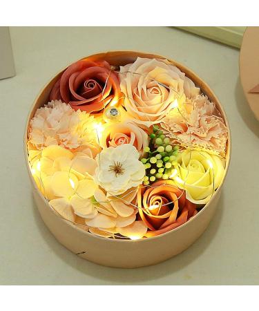 Buy Soap Rose Flower Gift Box - Floral Scented Bath Soap for Birthdays Weddings & Valentine's Day - Buy Online on GoSupps.com