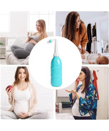 Feminine cleansing bottle: 300ml feminine hygiene kit travel-sized vaginal rinse soft tip | Ergonomic feminine cleansing solution for postpartum home care - Buy Online on GoSupps.com