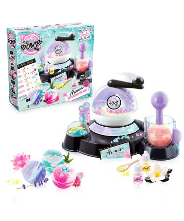 Canal Toys So Bomb DIY aroma bathroom bomb factory opens 10 bathing balls from scratch.3 delical aromas crystal salts great creative activity for children.From 6 years of single bed