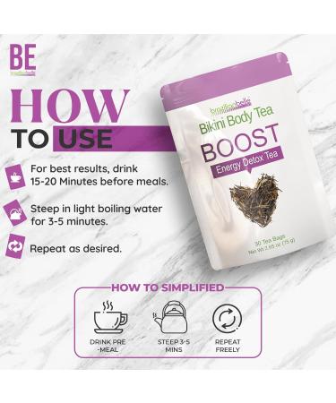 Bikini Body Detox Tea for Women | Boost Energy Digestion & Focus - Natural Caffeine (30 Ct) - Shop Now - Buy Online on GoSupps.com