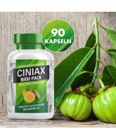 Ciniax MAXI PACK | High-Quality Garcinia Cambogia Extract | 90 Capsules for Men & Women | Boost Energy & Wellness - Buy Online on GoSupps.com