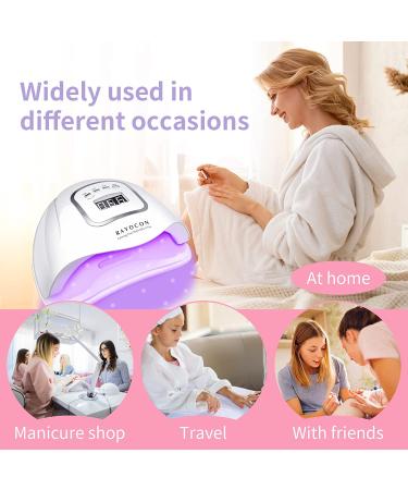 120W UV LED Gel Nail Lamp for Fast Curing | Lightweight Salon Quality Nail Dryer - Buy Online on GoSupps.com