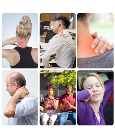 Neck Support & Stretcher for Pain Relief | Snooze Aid & Anti-Snoring Pillow | Black & Gray - Buy Online on GoSupps.com