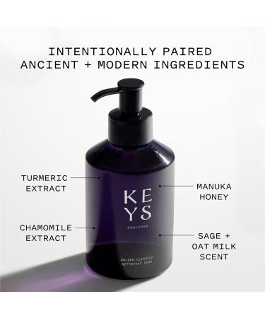 Keys Soulcare Golden Face Cleanser - Gentle Makeup Remover with Manuka Honey | Cruelty-Free | 5.75 Fl Oz - International Shipping Available - Buy Online on GoSupps.com