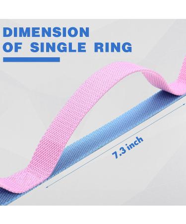 10-Loop Non-Elastic Yoga Strap Set for Stretching and Physical Therapy - Pilates, Exercise, Dance, Gymnastics - Buy Online on GoSupps.com