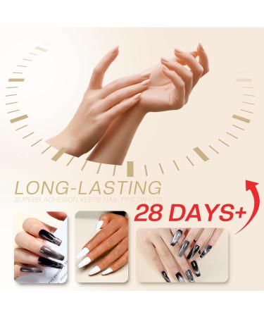 Morovan Nail Glue for Press Ons - 10ML Super Strong Brush-On Adhesive for Acrylic & Broken Nails | Long Lasting Professional Nail Bond - Buy Online on GoSupps.com