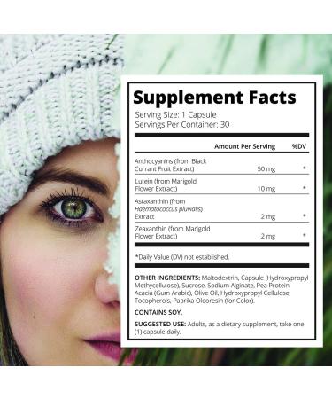 Dr. Mercola Eye Support 30 Capsules - Boost Vision & Eye Health - Buy Online on GoSupps.com