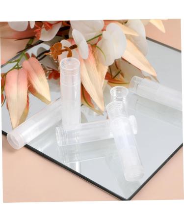  Anneome Anneome 50 Transparent Lip Balm Tubes Push Wheel Dispensing System Refillable Lip Gloss Containers for DIY Make Up Travel Use - Buy Online on GoSupps.com