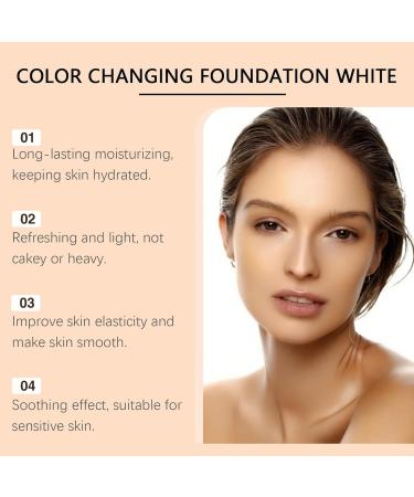  gifyym Changing Complexion 30ml - Color Changing Foundation - Base | Brightening Care Suitable For Sensitive Skin | Daily Makeup Wedding Festivals & Photography - Buy Online on GoSupps.com
