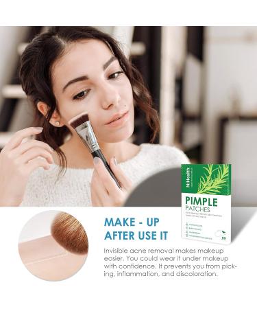 Buy NiHealth Large Tea Tree Oil Acne Pimple Patch - Hydrocolloid Blemish Cover | 25mm & 60mm (10 Counts) | Fast International Shipping - Buy Online on GoSupps.com