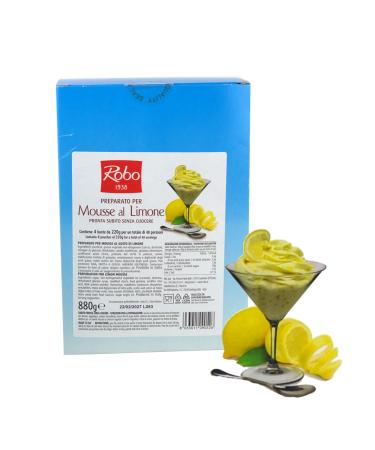 GR 880 LEMON MOUSSE PREPARATION READY NOW WITHOUT COOKING FOR DESSERT