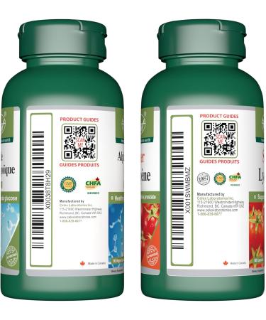 VORST Alpha Lipoic Acid 600mg 90 Vegan Capsules & Premium Lycopene 60 Capsules (Combo Bundle 2 Bottles) - Buy Online on GoSupps.com