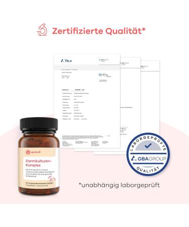 Buy Apriwell Intestinal Culture Complex - 5 Vegan Probiotics Fructose-Free Biotin-Enhanced - 60 Capsules (30-Day Supply) - Gut Health Support - Buy Online on GoSupps.com