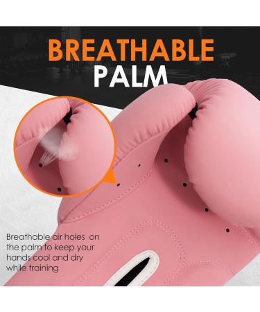 MAXXMMA Pro Style 10 oz Boxing Gloves for Men & Women - Pink Heavy Bag Training Muay Thai Sparring & Kickboxing - Buy Online on GoSupps.com