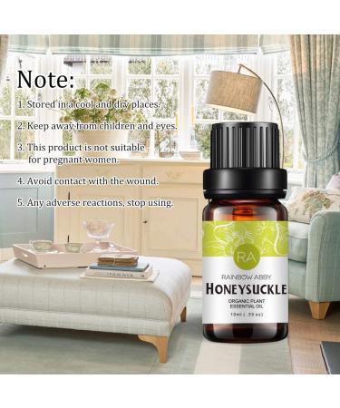 2-Pack Honeysuckle Essential Oil - 100% Pure Organic Flower Oil for Diffuser, Massage, Skin Care, Sleep - 10ML - Buy Online on GoSupps.com