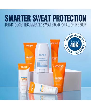 Carpe Sweat Absorbing Face Lotion for Oily Skin Control Mattifying Face Lotion with Moisturizing Hyaluronic Acid and Squalane Fragrance Free 1.35 oz - Buy Online on GoSupps.com