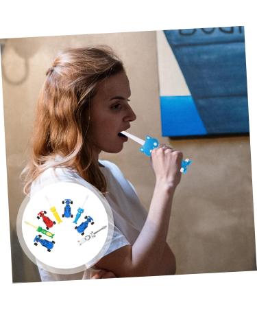 Healeved Cute Manual Toothbrush Set for Toddlers | 4 Cars Toy Toothbrushes | Infant Oral Cleaning Supplies | Best Bulk Toys for Boys - Buy Online on GoSupps.com