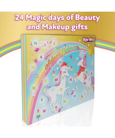 Style Girlz Advent Calendar 2023 - Unicorn Makeup, Jewelry, Hair Accessories & Cosmetic Bag - Girls Christmas Countdown - Buy Online on GoSupps.com