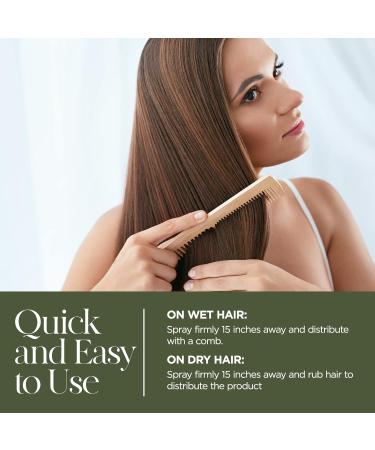 Mava - ALL-in-ONE Detangling Hair Mist Conditioning Shine Spray for Hair Heat Protectant Hydrating Hair Mist with Hemp Oil and Bamboo Extracts 8oz - Buy Online on GoSupps.com