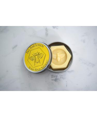 Bee Bar Honey House Naturals Duo - Vanilla 6oz & 2oz All Natural Moisturizing Lotion Bar | Infused with Essential Oils | Made in USA - Buy Online on GoSupps.com