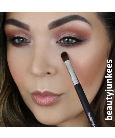 Flat Concealer Brush - Precision Makeup Tool for Eyes, Brows, and Eyelids | Synthetic Bristles for Blending Liquid, Cream, and Powder Products | Cruelty-Free - Buy Online on GoSupps.com