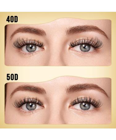 Individual QUEWEL Cluster Lashes - 320 Pieces of 0.07D Curl Eyelash Extensions | Natural DIY Mix 9-16mm at Home - Buy Online on GoSupps.com